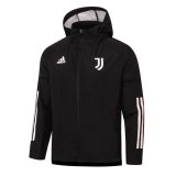 Chaqueta impermeable con capucha Juventus 2020/21 - Negra