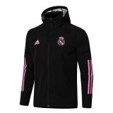 Chaqueta impermeable con capucha Real Madrid 2020/21 - Negra