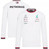 Camiseta Mercedes AMG Petronas F1 2022 ML (Blanca)