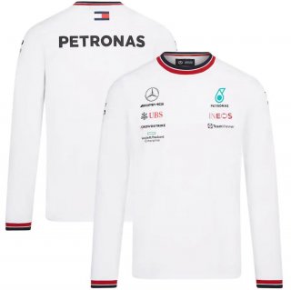 Camiseta Mercedes AMG Petronas F1 2022 ML (Blanca)