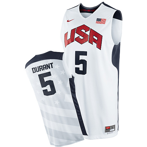 Kevin Durant, Selección USA 2012 [Blanco] - Haga click en la imagen para cerrar