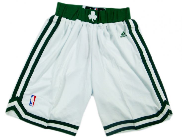 Pantalones Boston Celtics [Blanco y Verde] - Haga click en la imagen para cerrar