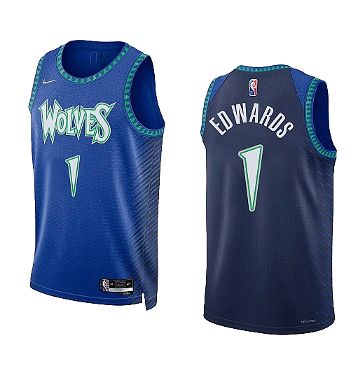 Anthony Edwards, Minnesota Timberwolves 2021/22 - City Edition - Haga click en la imagen para cerrar