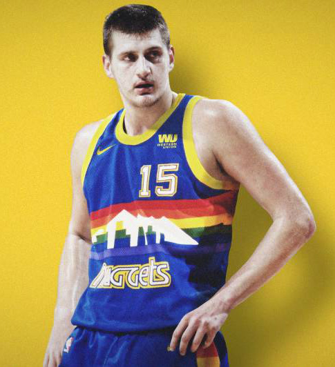 Nikola Jokic, Denver Nuggets - Retro - Haga click en la imagen para cerrar