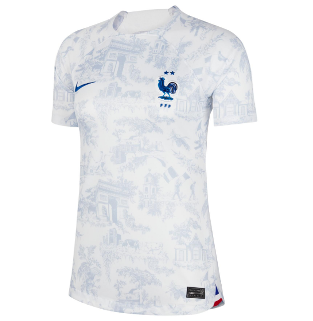 Francia 2a Equipación 2022 - MUJER - Haga click en la imagen para cerrar