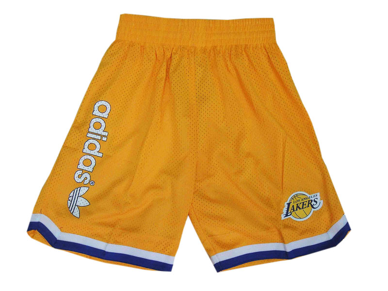 Pantalones Los Angeles Lakers RETRO [Amarillo] - Haga click en la imagen para cerrar