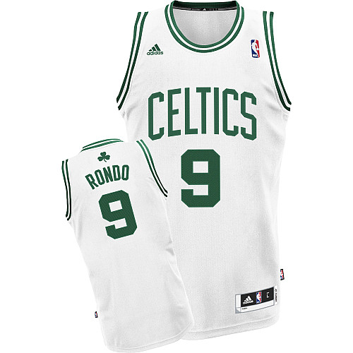 Rajon Rondo Boston Celtics [Blanca y verde] - Haga click en la imagen para cerrar