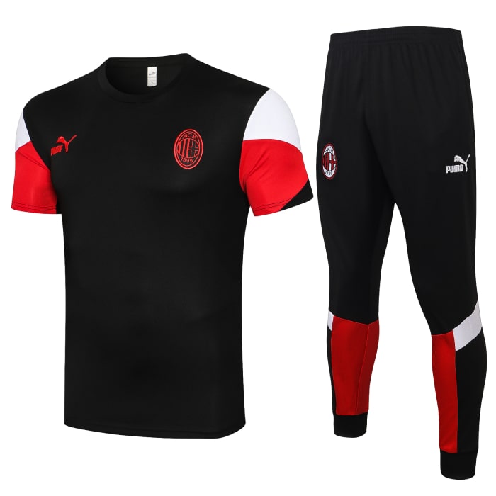 Camiseta + Pantalones AC Milan 2021/22 "Black" - Haga click en la imagen para cerrar