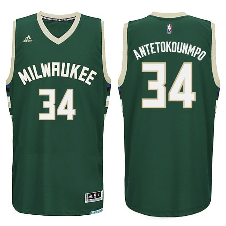 Giannis Antetokounmpo, Milwaukee Bucks [Verde] - Haga click en la imagen para cerrar