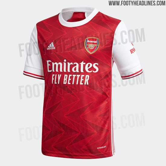 Arsenal 1a Equipación 2020/21 - Haga click en la imagen para cerrar