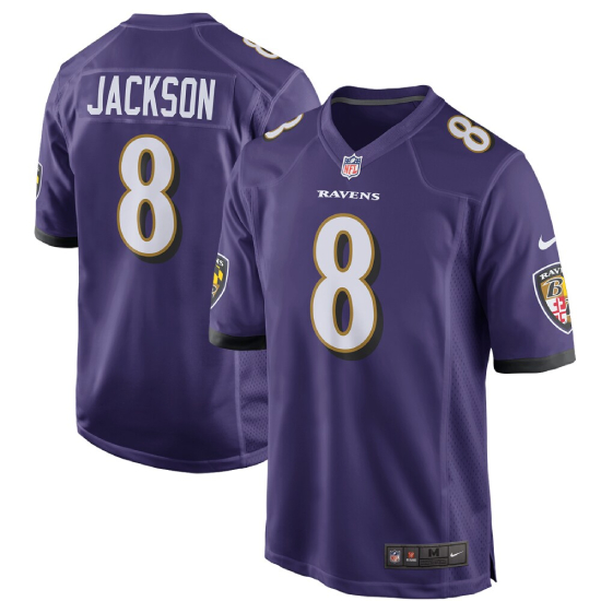 Lamar Jackson, Baltimore Ravens - Purple - Haga click en la imagen para cerrar