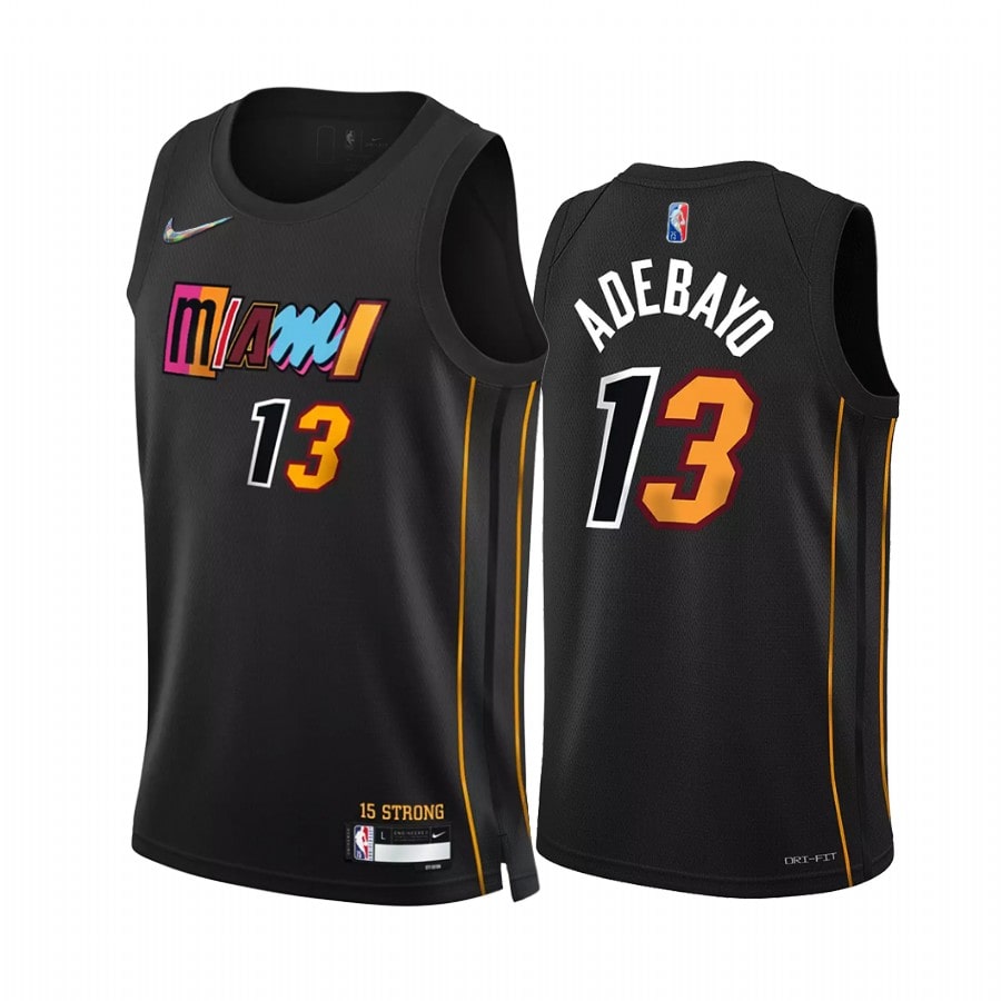 Bam Adebayo, Miami Heat 2021/22 - City Edition - Haga click en la imagen para cerrar