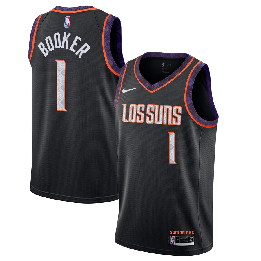 Devin Booker, Phoenix Suns 2019/20 - City Edition - Haga click en la imagen para cerrar