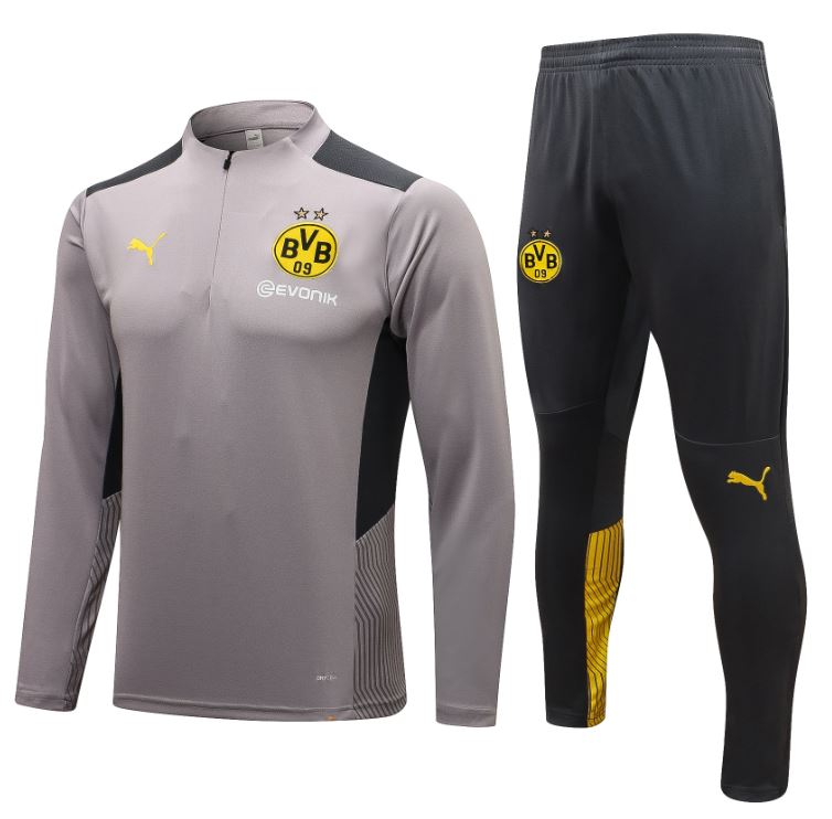 Chándal Borussia Dortmund 2021/22 (Gris) - Haga click en la imagen para cerrar