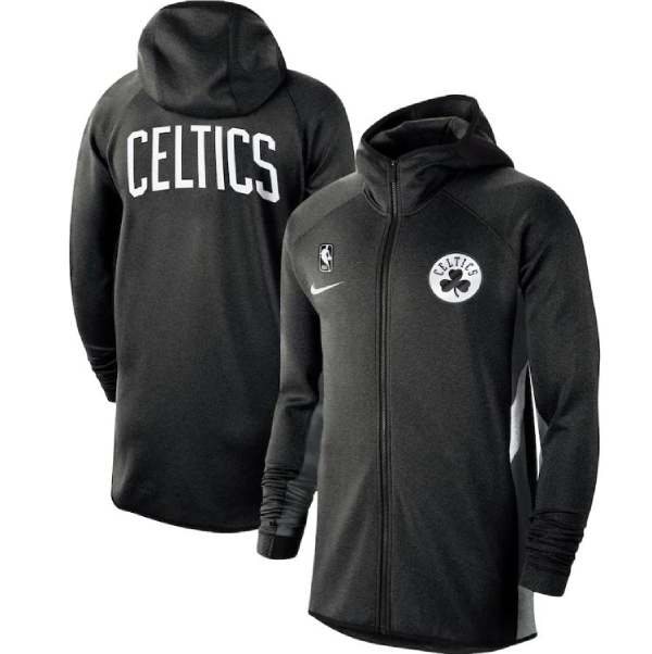 Chaqueta con capucha Boston Celtics - Black - Haga click en la imagen para cerrar