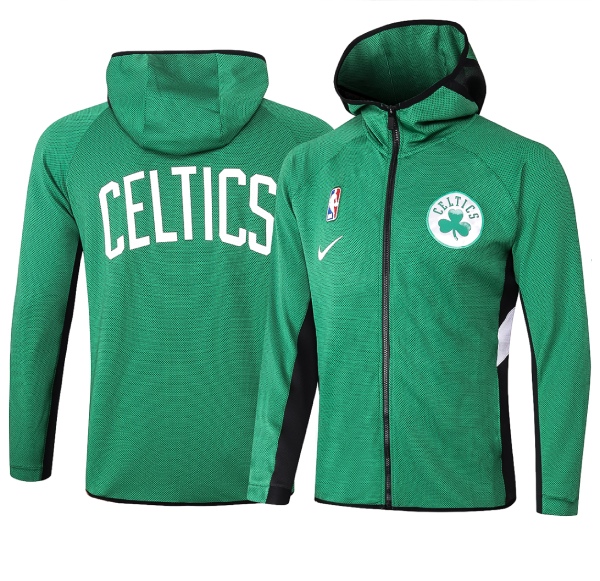 Chaqueta con capucha Boston Celtics - Green - Haga click en la imagen para cerrar