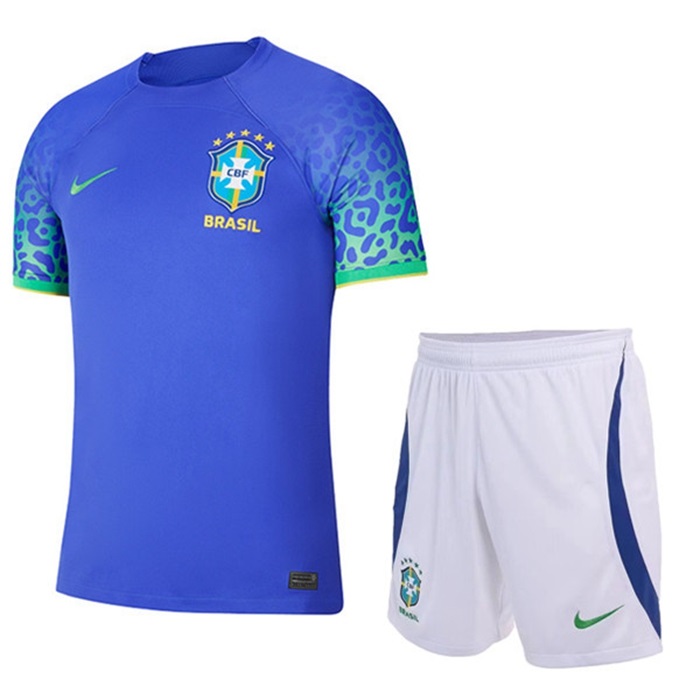 Brasil 2a Equipación 2022 - NIÑOS - Haga click en la imagen para cerrar