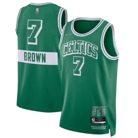 Jaylen Brown, Boston Celtics 2021/22 - City Edition - Haga click en la imagen para cerrar