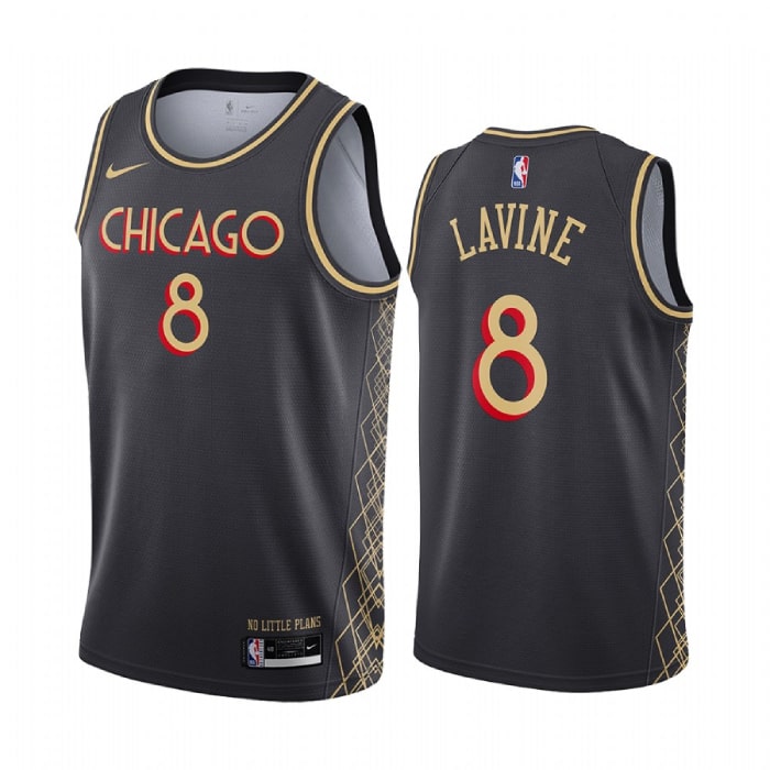 Zach LaVine, Chicago Bulls 2020/21 - City Edition - Haga click en la imagen para cerrar