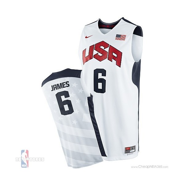 LeBron James, Selección USA 2012 [Blanco] - Haga click en la imagen para cerrar