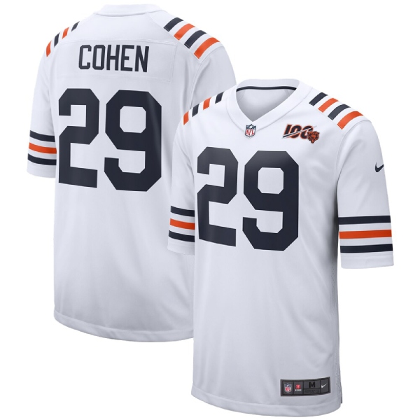 Tarik Cohen, Chicago Bears - White - Haga click en la imagen para cerrar