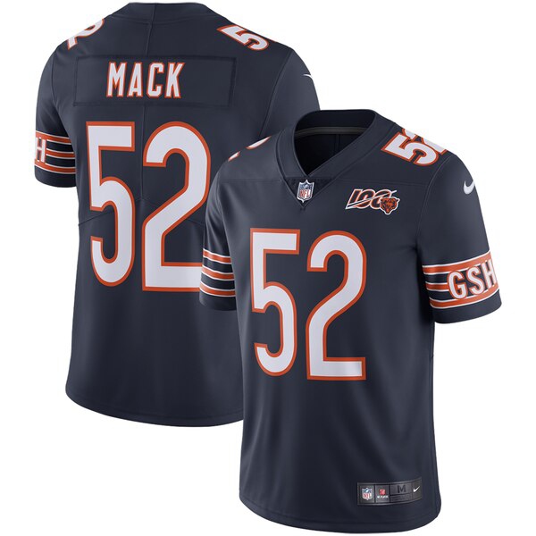Khalil Mack, Chicago Bears - Navy - Haga click en la imagen para cerrar