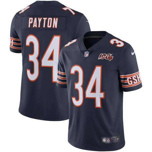 Walter Payton, Chicago Bears - Navy - Haga click en la imagen para cerrar