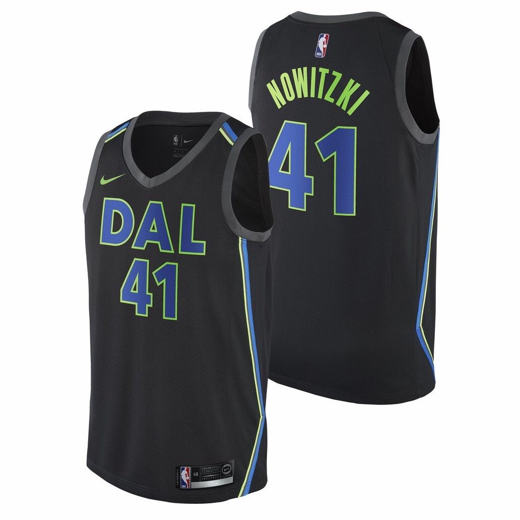 Dirk Nowitzki, Dallas Mavericks - City Edition - Haga click en la imagen para cerrar