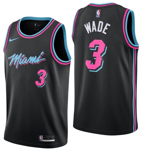 Dwyane Wade, Miami Heat 2018/19 - City Edition - Haga click en la imagen para cerrar
