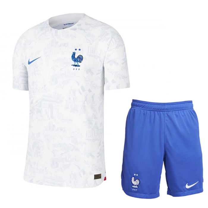 Francia 2a Equipación 2022 - NIÑOS - Haga click en la imagen para cerrar