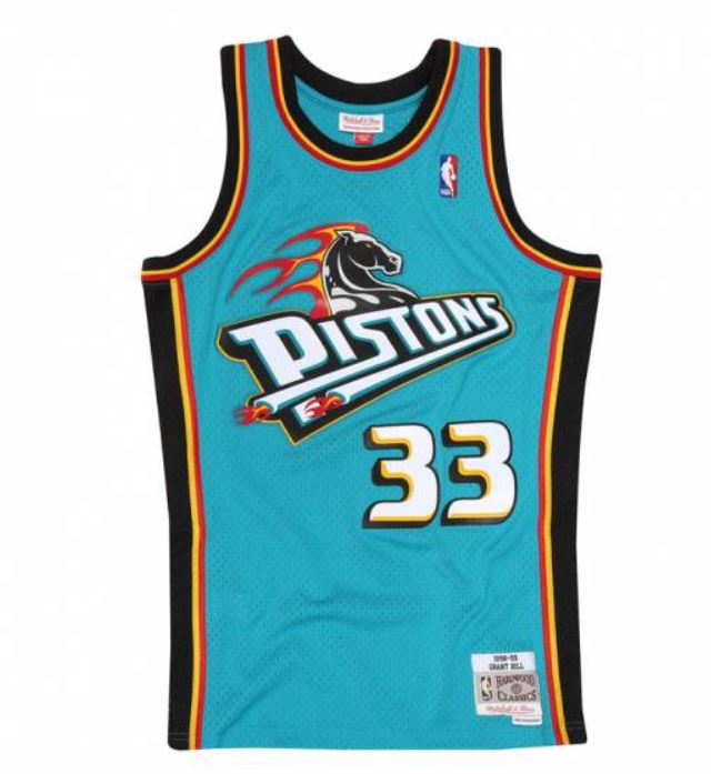Grant Hill, Detroit Pistons - Mitchell & Ness - Haga click en la imagen para cerrar