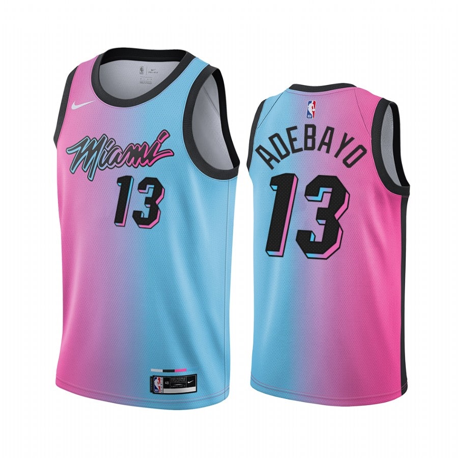 Bam Adebayo, Miami Heat 2020/21 - City Edition - Haga click en la imagen para cerrar