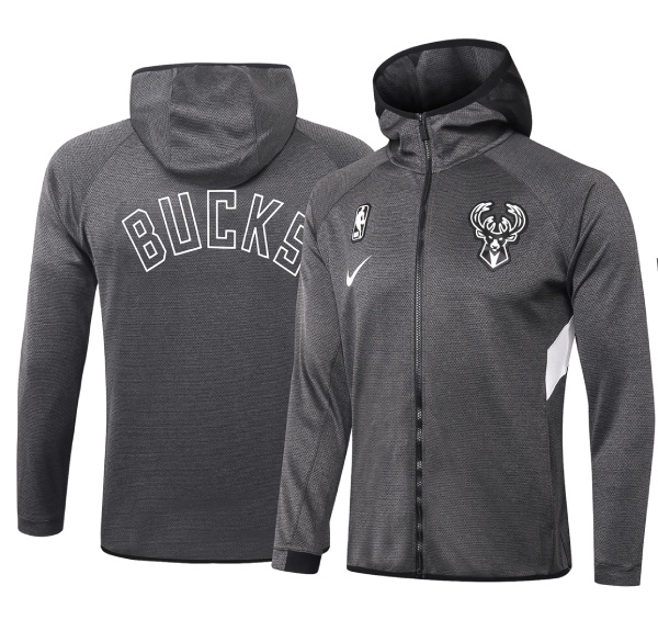 Chaqueta con capucha Milwaukee Bucks - Black - Haga click en la imagen para cerrar
