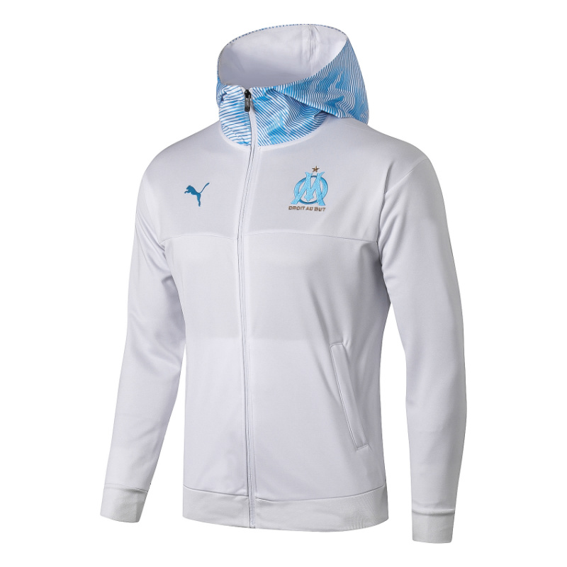 Chaqueta con capucha Olympique Marsella 2019/20 - Haga click en la imagen para cerrar