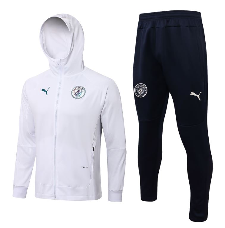 Chándal Manchester City 2021/22 (Capucha White) - Haga click en la imagen para cerrar