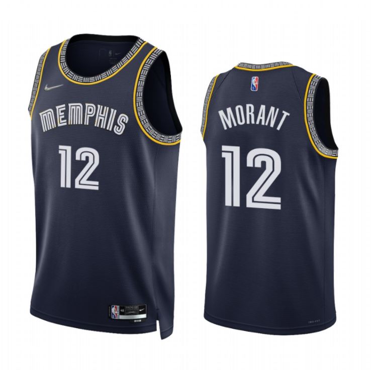 Ja Morant, Memphis Grizzlies 2021/22 - City Edition - Haga click en la imagen para cerrar