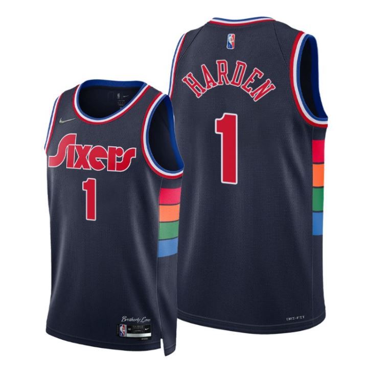 James Harden, Philadelphia 76ers 2021/22 - City Edition - Haga click en la imagen para cerrar