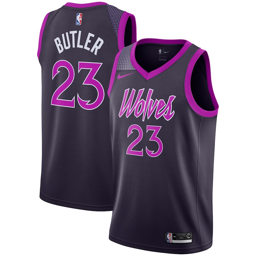 Jimmy Butler, Minnesota Timberwolves 2018/19 - City Edition - Haga click en la imagen para cerrar
