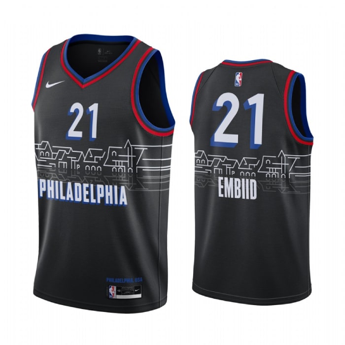 Joel Embiid, Philadelphia 76ers 2020/21 - City Edition - Haga click en la imagen para cerrar