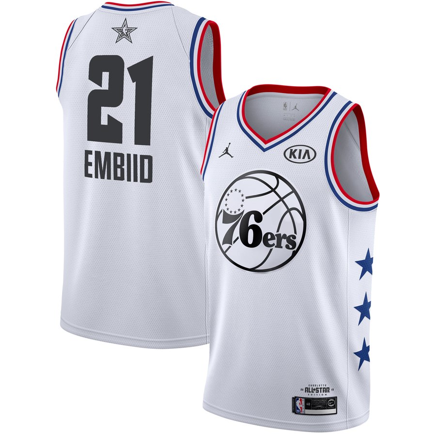 Joel Embiid - 2019 All-Star White - Haga click en la imagen para cerrar