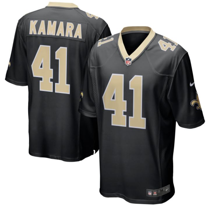 Alvin Kamara, New Orleans Saints - Black - Haga click en la imagen para cerrar