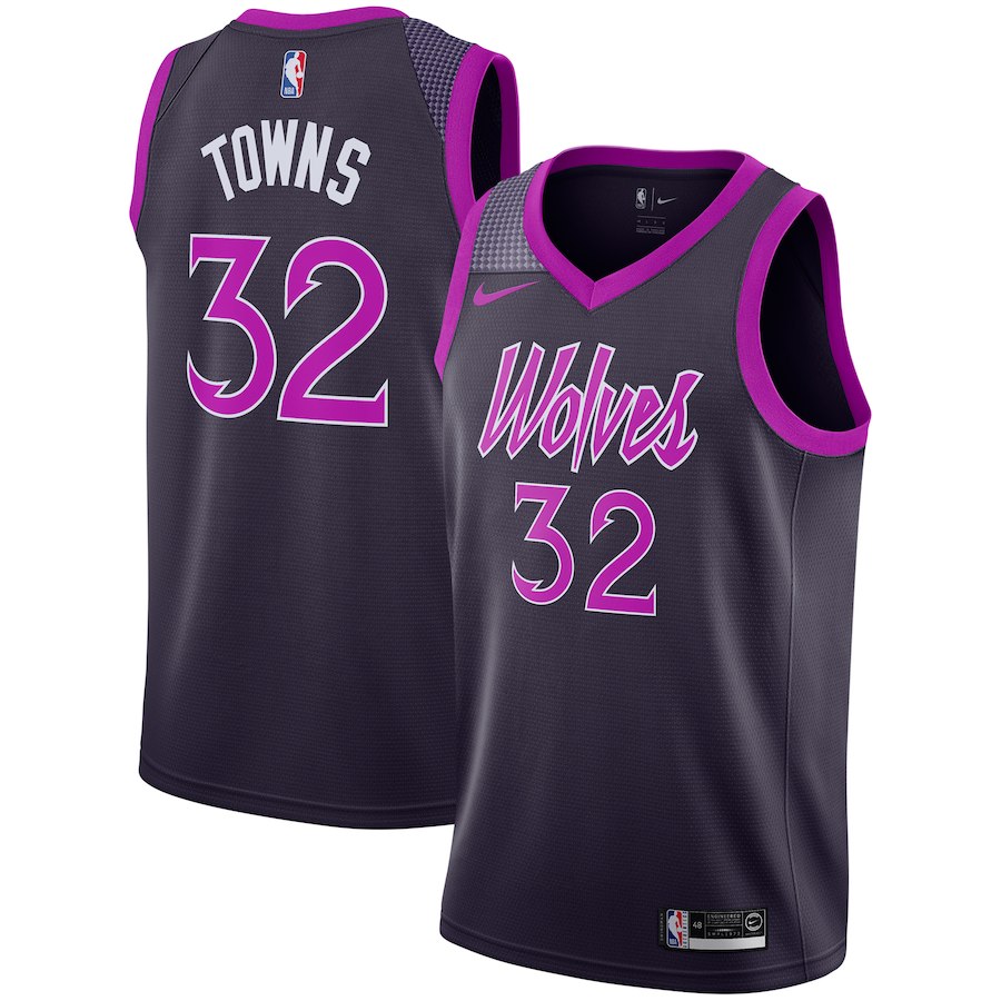 Karl-Anthony Towns, Minnesota Timberwolves 2018/19 - City Editio - Haga click en la imagen para cerrar