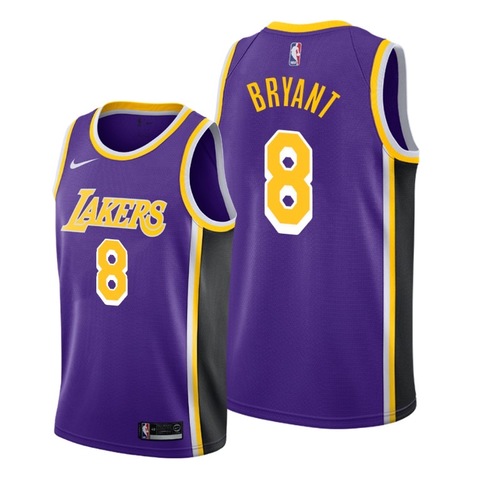Kobe Bryant, Los Angeles Lakers #8 Purple - Haga click en la imagen para cerrar