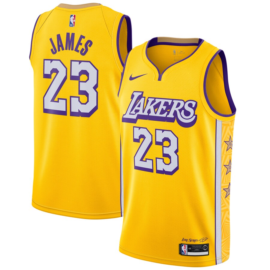LeBron James, Los Angeles Lakers 2019/20 - City Edition - Haga click en la imagen para cerrar