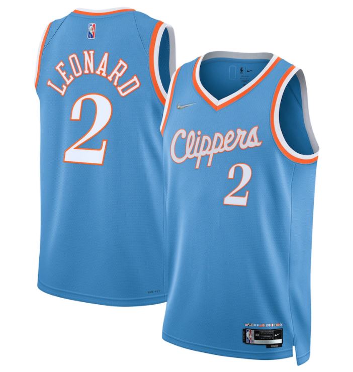 Kawhi Leonard, Los Angeles Clippers 2021/22 - City Edition - Haga click en la imagen para cerrar