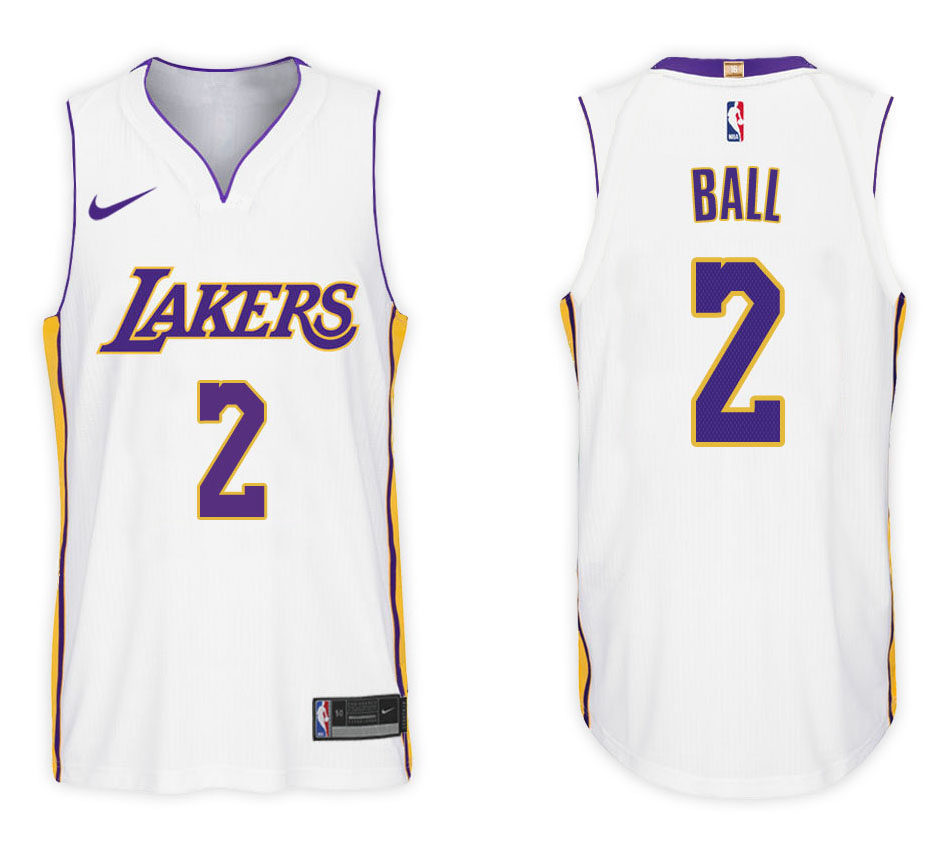 Lonzo Ball, Los Angeles Lakers - Association - Haga click en la imagen para cerrar