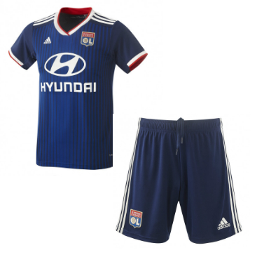 Olympique Lyon 2a Equipación 2019/20 Kit Junior - Haga click en la imagen para cerrar