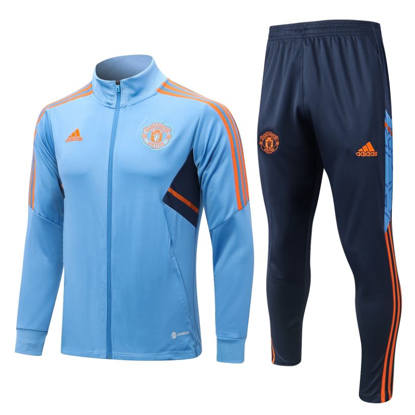 Chándal Manchester United - Chaqueta 2022/23 (Azul) - Haga click en la imagen para cerrar