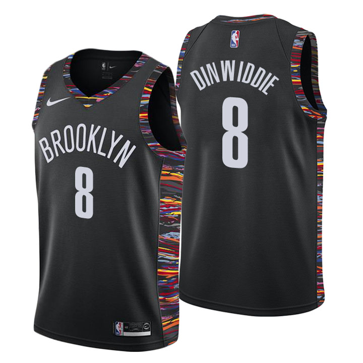Spencer Dinwiddie, Brooklyn Nets 2018/19 - City Edition - Haga click en la imagen para cerrar