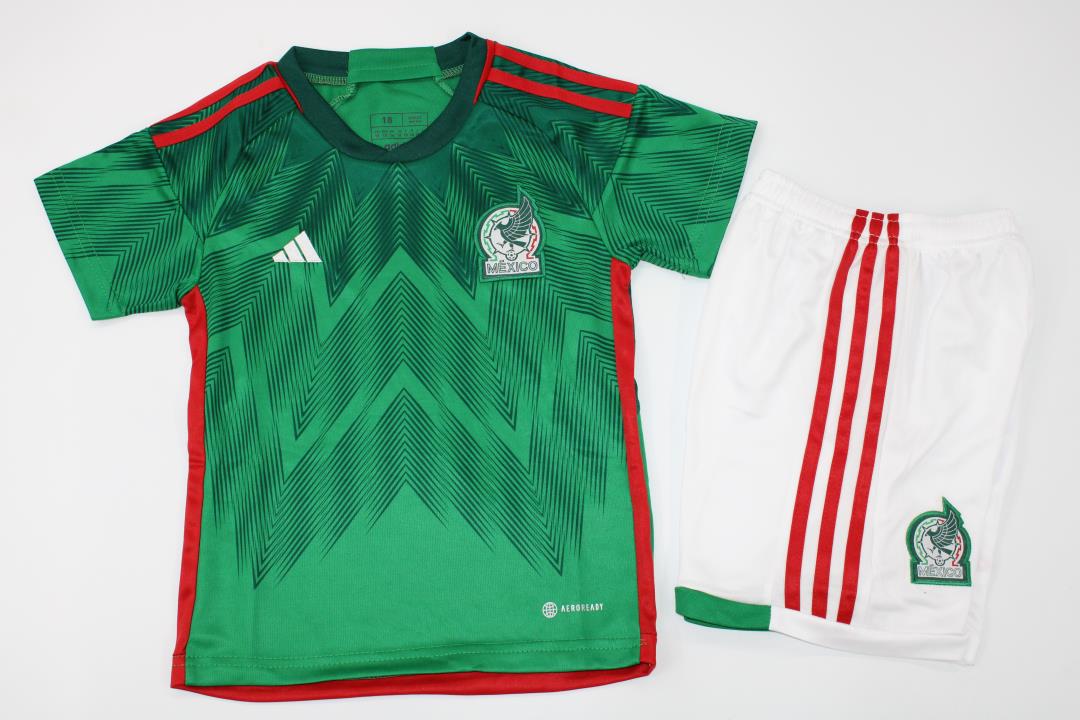 Mexico 1a Equipación 2022 - NIÑOS - Haga click en la imagen para cerrar
